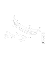 Osłona gruntowana, lewa - 51112753997