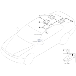 Uchwyt anteny GPS - 65908360725