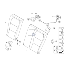 Panel sterowania lewy - 52208240507