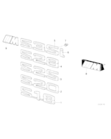 Emblemat tylny - 51141884018