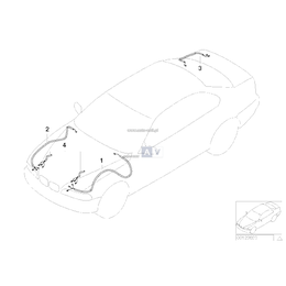 Zest. przewodów napr., tył, prawa str. - 61126919968