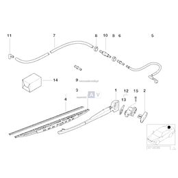 Zestaw naprawczy przewodu - 61688254288