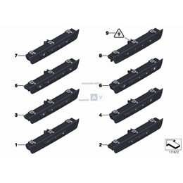 Panel obsługi funkcji dod. foteli - 61319215773