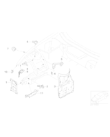 Mocowanie stabilizatora, prawe - 41117119916