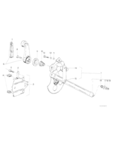 Siłownik szyby przedni lewy - 51321809601