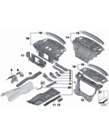 Panel podłogowy, prawy, tylko w połączeniu z - 41117354994