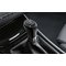 Skórzana sportowa gałka dźwigni zmiany biegów z ozdobną wstawką w kolorze czarnym BMW serii 1 - 25110427663