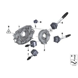 Taśma ukł. kierowniczego BMW E60 E61 E63 E64 E65 730 740 750 760 630 645 650 520 525 530 535 545 550 M5 - 61319129499
