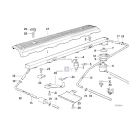 Zestaw przewodu paliwowego z obejmą - 13311740475