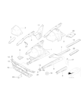 Element środkowy podłużnicy prawej - 41118170386