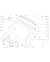 Uszczelka listwy pokrywy bagażnika - 51137004531
