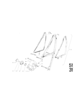 Mechanizm szyby uchylnej - 51321815615