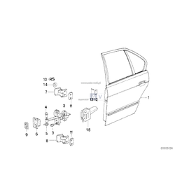 Drzwi tylne prawe - 41528110032