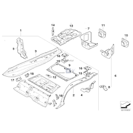 Uchwyt tłumika drgań - 41127201973