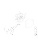 Siłownik pokrywy wlewu - 67116987633
