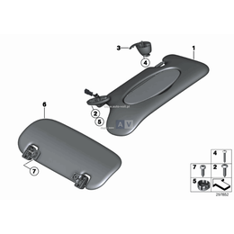 Osłona przeciwsłoneczna boczna - 51169812926