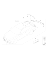 Spoiler tylny, lakierowany, tylko w połączeniu z - 51710443133