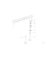 Zawór wydechowu z wym. trzonka +0,1mm - 11342246530