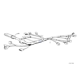 Wiązka przewodów silnika DME+EH - 12511714095