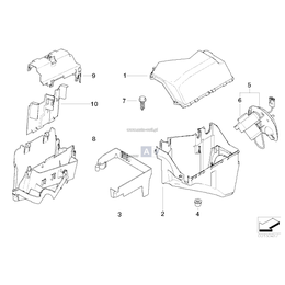 Dolna część skrzynki elektrycznej - 12907533286