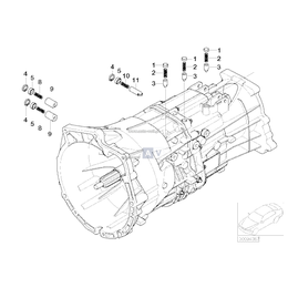 Pierścień zabezpieczający BMW E34 E36 E38 E39 E46 E53 E60 E61 E81 E84 E90 F10 F20 F30 G30 - 23317531374