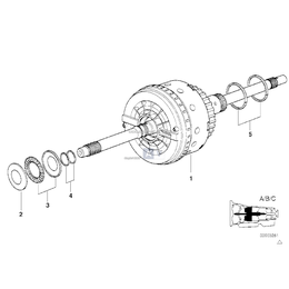 Łożysko AX, tylko w połączeniu z - 24317503471