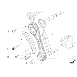 Koło łańcuchowe pompy wysokciśn. - 13527795471