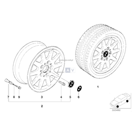 Obręcz koła aluminiowa - 85329409864