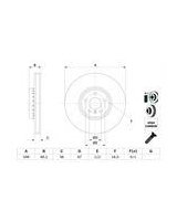 TARCZA HAM. BMW P. 3/4/5/6/7/8/X3/X4/X5/X6/X7/Z4 15- PR