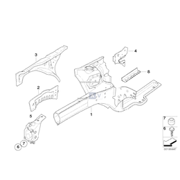 Wnęka koła przednia lewa - 41007138981