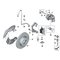 Zestaw naprawczy zacisku przód BMW E84 X1 E90 E91 E92 E93 - 34116769090