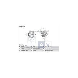 ALTERNATOR BMW 3-SERIE, 5-SERIE, Z 3