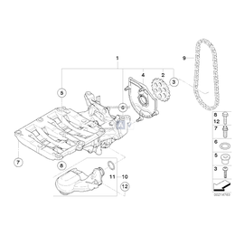 Rura ssąca z uszczelnieniem BMW E81 E82 E84 E87 E88 E90 E91 E92 E93 X1 - 11417798018