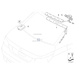 Uchwyt obudowy wtyczki - 65206958048