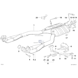 Uchwyt przew. sondy lambda - 12521747537