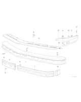Listwa zderzaka - 51111870645
