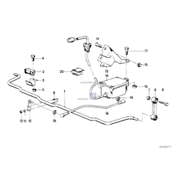 Stabilizator tylny - 33551127580