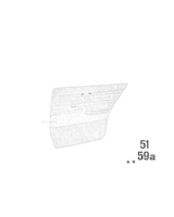 Türverkleidung schwarz hinten rechts - 51421844078