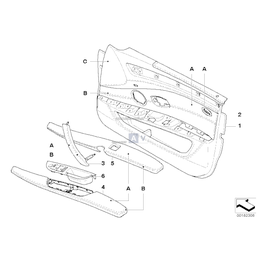 Strona kierowcy, Podłokietnik prawy - 51417967270