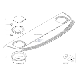 Osłona głośnika systemu stereo/HiFi - 51468231394