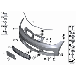 Podkładka lewa - 61677201437