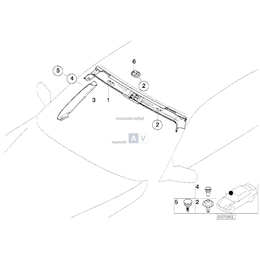 Osłona słupka przedniego prawego - 51438234350