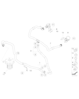 Uchwyt przewodu ciśnieniowego - 11727837029