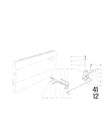 Zamek przedni lewy - 51211823501