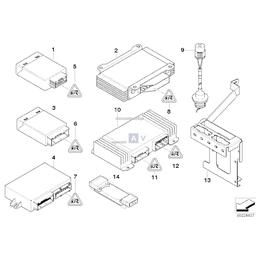 Sterownik audio przedn. koguta - 61357245961