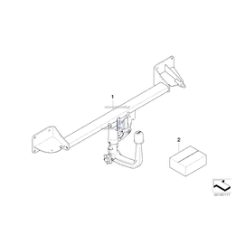 Hak holowniczy ze zdejm. zaczepem - 71606785319