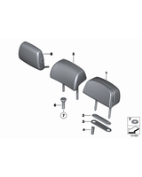 Zagłówek komfort, skóra - 52207254750