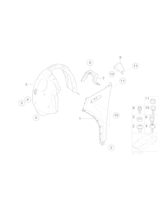 Panel boczny, przedni, lewy - 41217037437