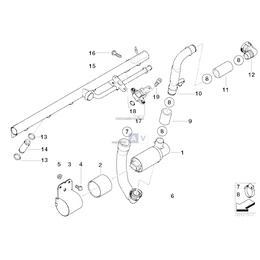 O-Ring czujnika ciśnienia - 12637835186