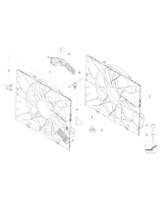 Uchwyt obudowy wentylatora - 17112283109